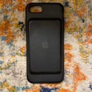 Black iPhone 7/8 charging case